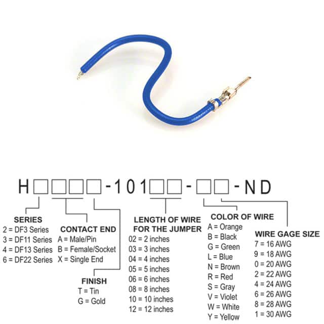H2AXT-10110-L8 JUMPER-H1502TR/A3048L/X 10"