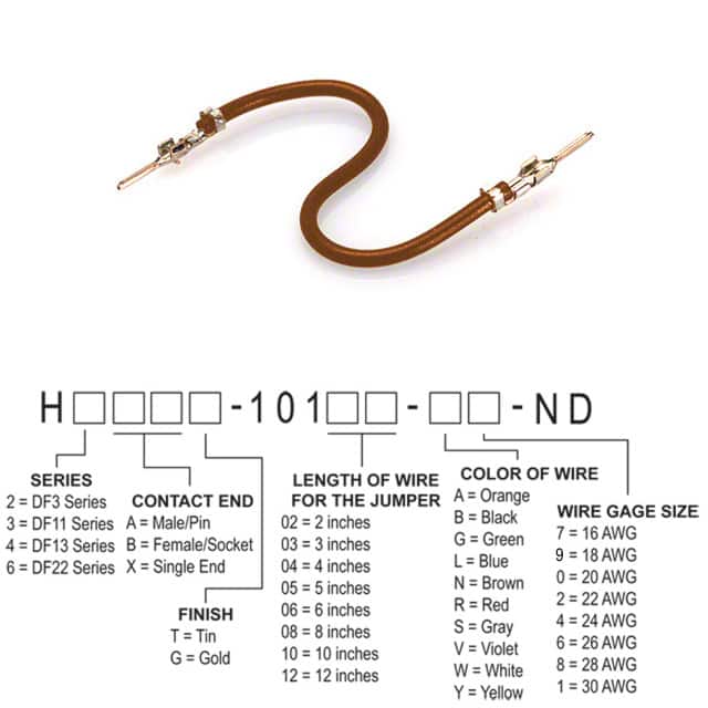 H2AAT-10102-N8 JUMPER-H1502TR/A3048N/H1502TR 2"