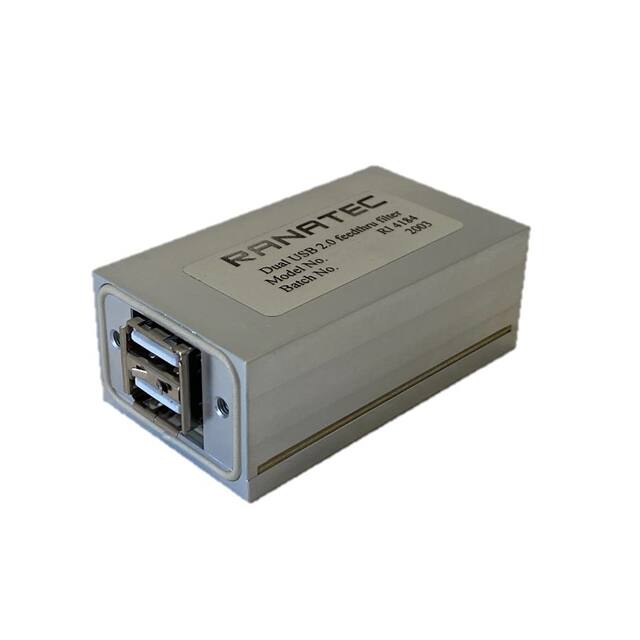 RI4184 DUAL USB 2.0 480 MBPS FEEDTHRU F