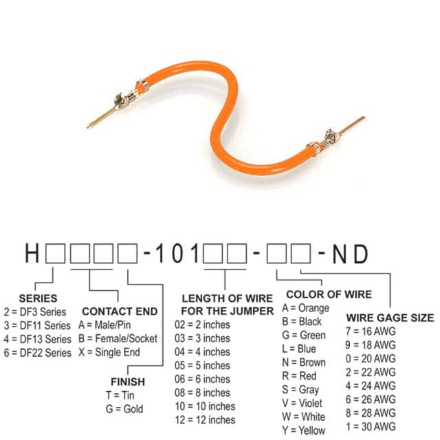 H3AAT-10103-A6 JUMPER-H1506TR/A3049A/H1506TR 3"