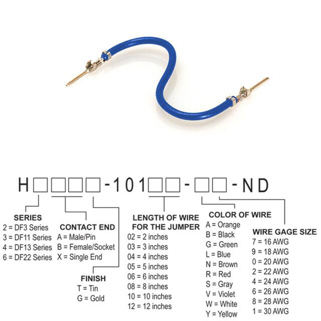 H3AAT-10102-L6 JUMPER-H1506TR/A3049L/H1506TR 2"