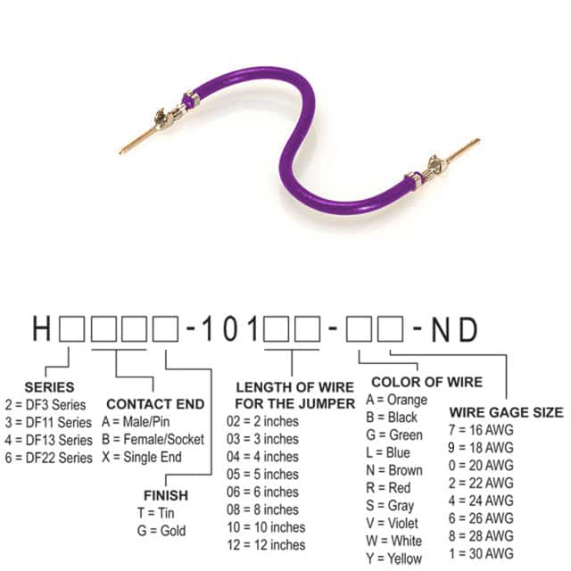 H3AAT-10103-V6 JUMPER-H1506TR/A3049V/H1506TR 3"