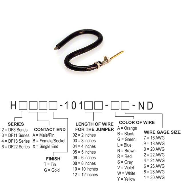 H3AXG-10112-B4 JUMPER-H1507TR/A2015B/X 12"