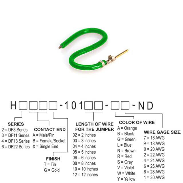 H3AXG-10112-G4 JUMPER-H1507TR/A2015G/X 12"