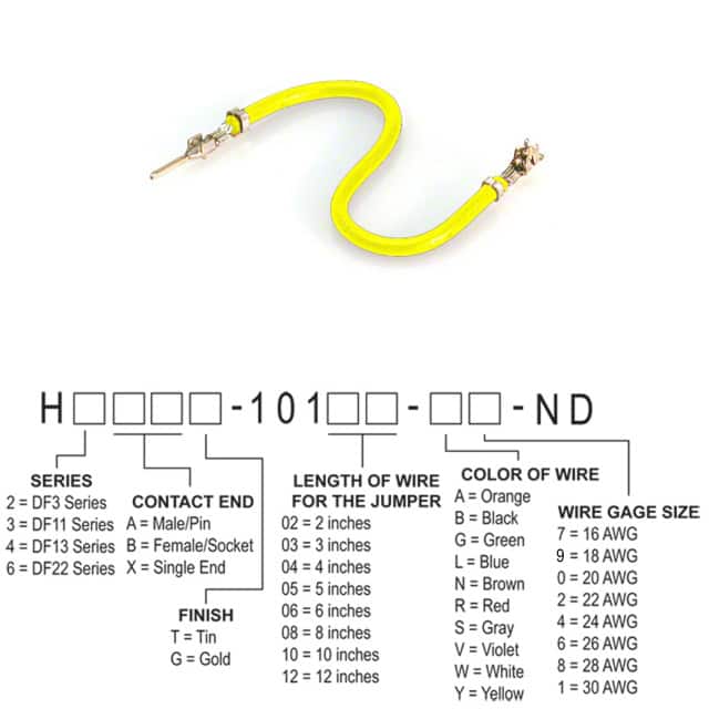 H2ABT-10102-Y6 JUMPER-H1502TR/A3049Y/H1500TR 2"