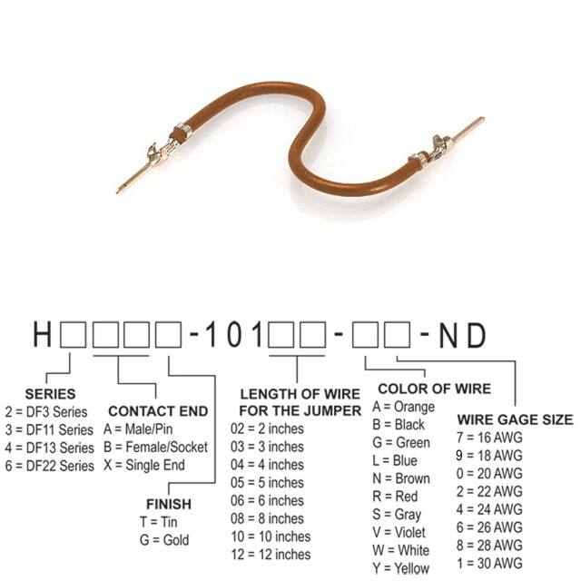 H3AAT-10102-N8 JUMPER-H1506TR/A3048N/H1506TR 2"