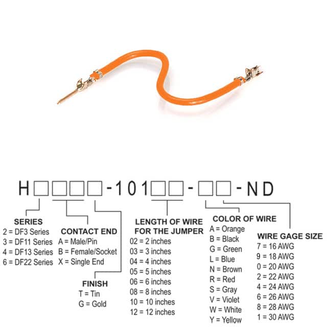 H3ABT-10104-A8 JUMPER-H1506TR/A3048A/H1504TR 4"