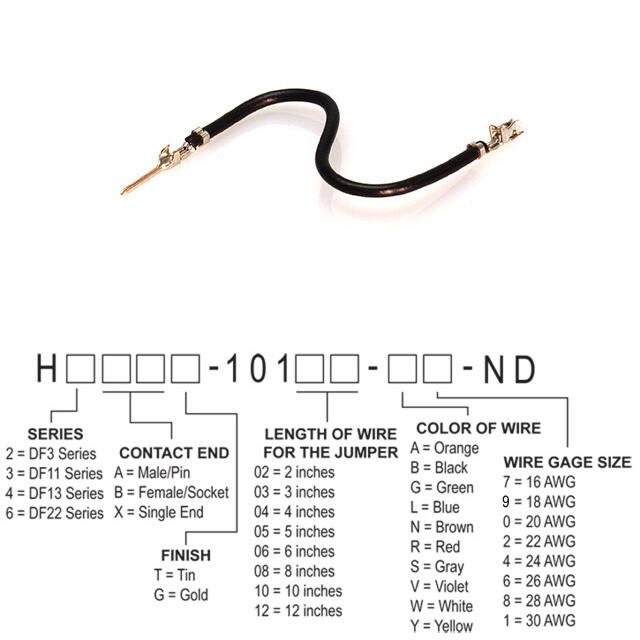 H3ABT-10104-B8 JUMPER-H1506TR/A3048B/H1504TR 4"