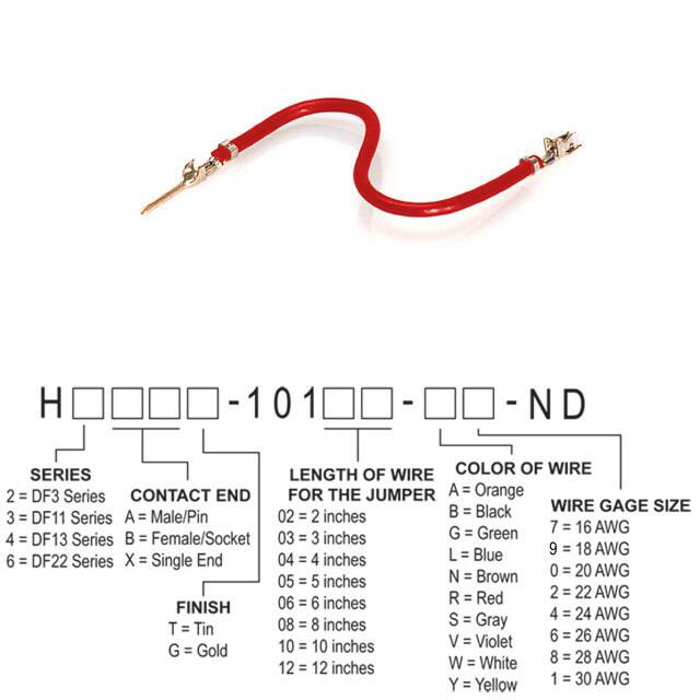 H3ABT-10104-R8 JUMPER-H1506TR/A3048R/H1504TR 4"