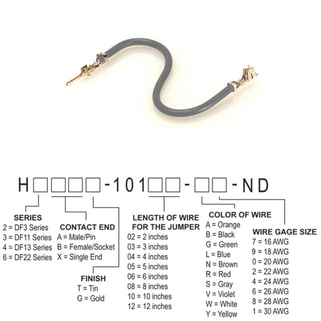 H2ABT-10112-S8 JUMPER-H1502TR/A3048S/H1500TR12"