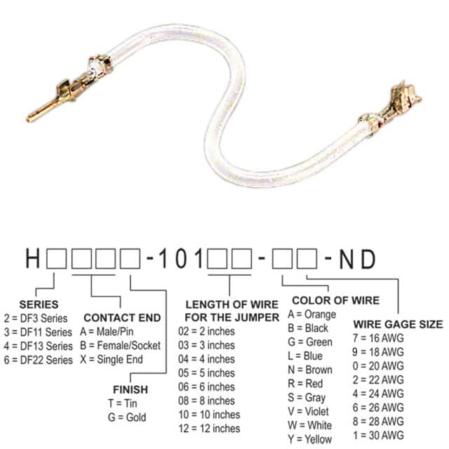 H2ABT-10112-W8 JUMPER-H1502TR/A3048W/H1500TR12"
