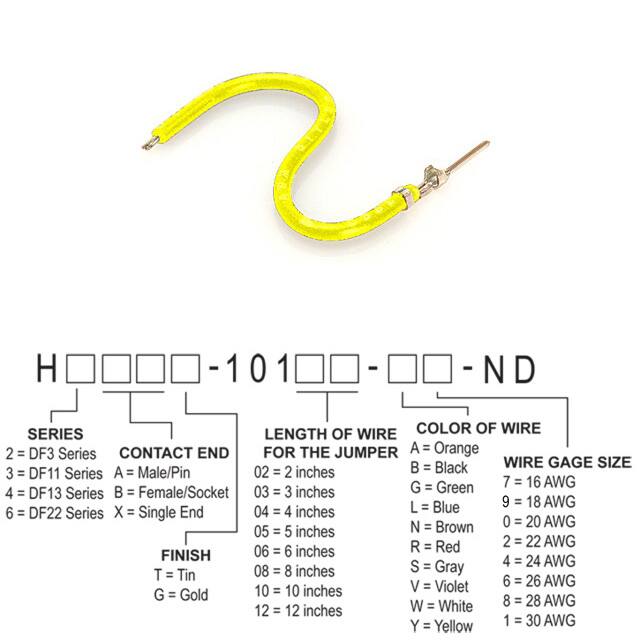 H3AXT-10108-Y4 JUMPER-H1506TR/A2015Y/X 8"