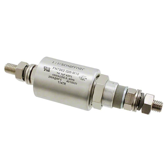 FN7562-200-M10 CAP FEEDTHRU 1UF 20% 650V AXIAL