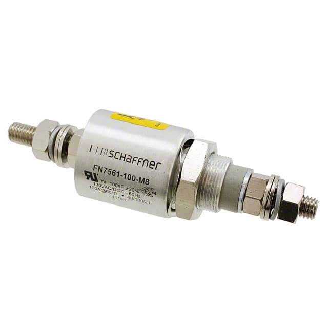 FN7561-100-M8 CAP FEEDTHRU 0.1UF 650V AXIAL