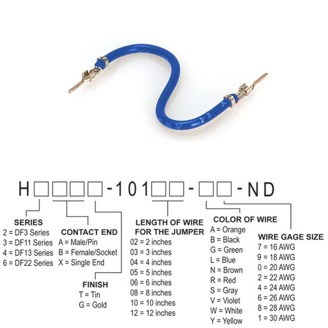 H2AAT-10103-L4 JUMPER-H1502TR/A2015L/H1502TR 3"