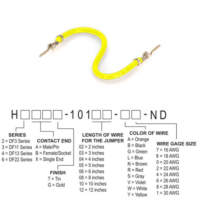 H2AAT-10103-Y4 JUMPER-H1502TR/A2015Y/H1502TR 3"