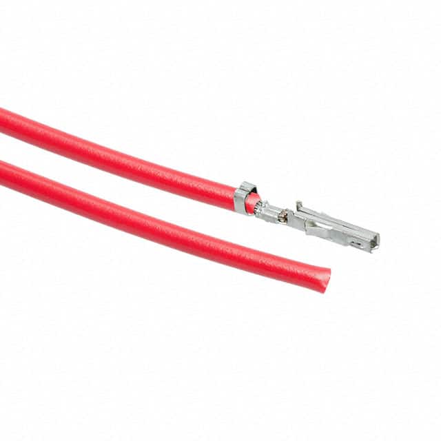 0457501111-06-R9 6" PRE-CRIMP A2064 RED