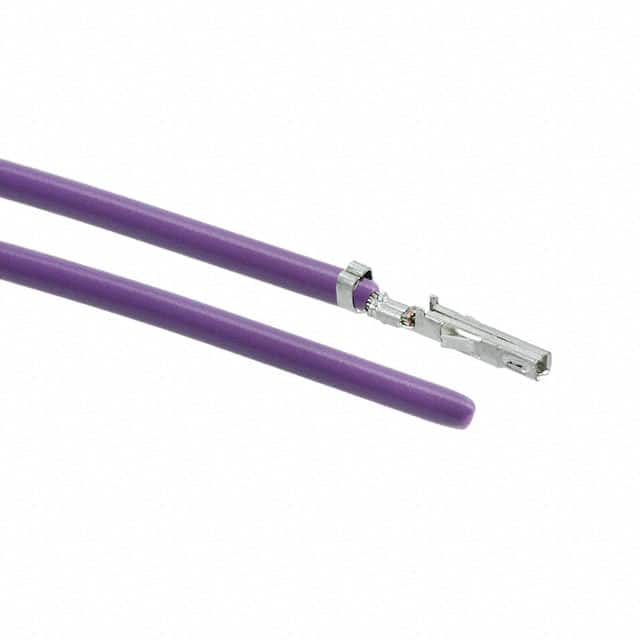 0457501111-06-V9 6" PRE-CRIMP A2064 VIOLET