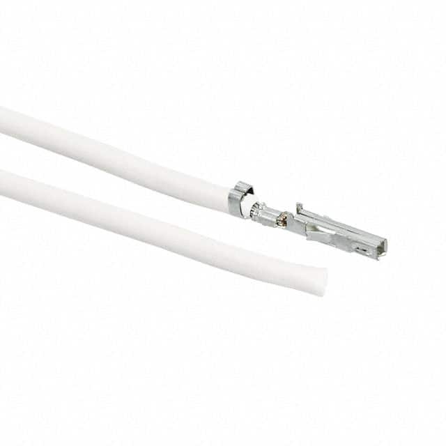 0457501111-12-W9 12" PRE-CRIMP A2064 WHITE