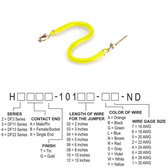 H3ABT-10103-Y4 JUMPER-H1506TR/A2015Y/H1504TR 3"