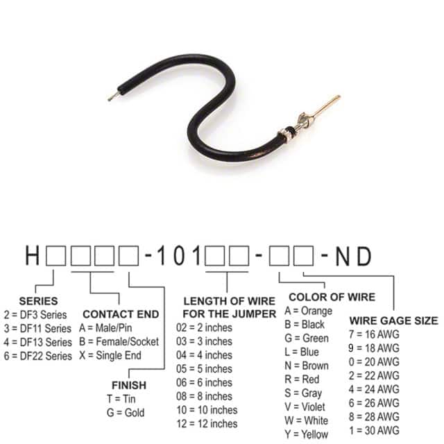 H3AXT-10103-B8 JUMPER-H1506TR/A3048B/X 3"