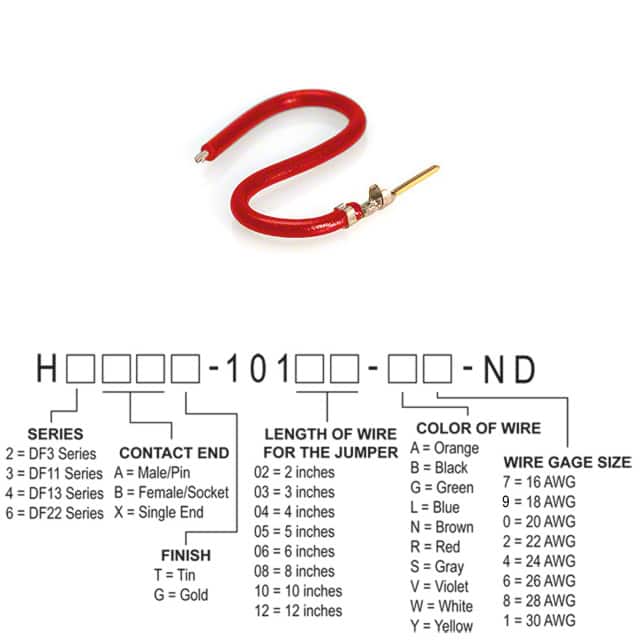 H3AXG-10103-R6 JUMPER-H1507TR/A3049R/X 3"
