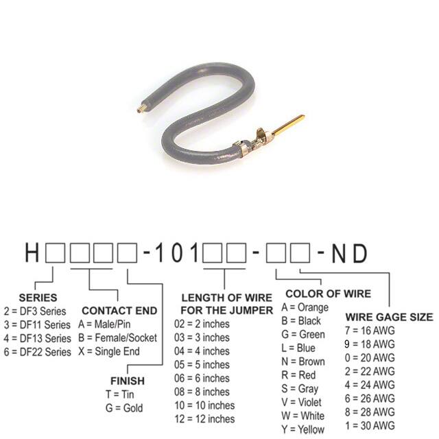H3AXG-10103-S6 JUMPER-H1507TR/A3049S/X 3"