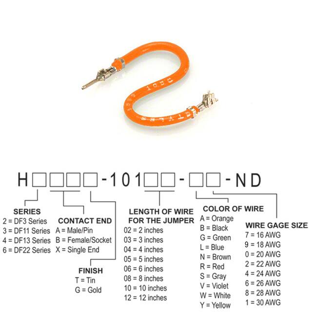 H2ABT-10102-A4 JUMPER-H1502TR/A2015A/H1500TR 2"
