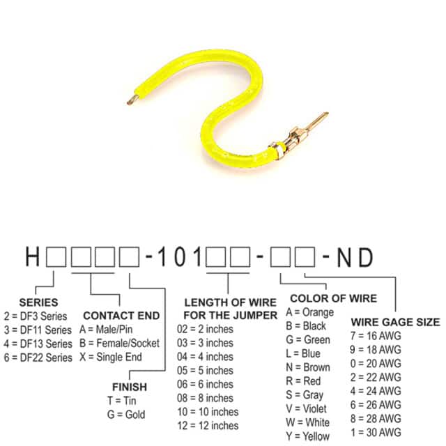 H2AXT-10108-Y4 JUMPER-H1502TR/A2015Y/X 8"
