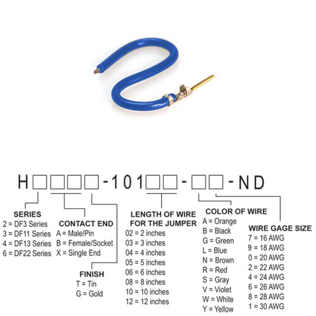 H3AXG-10104-L8 JUMPER-H1507TR/A3048L/X 4"