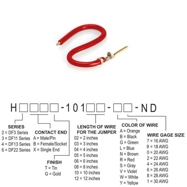 H3AXG-10104-R8 JUMPER-H1507TR/A3048R/X 4"