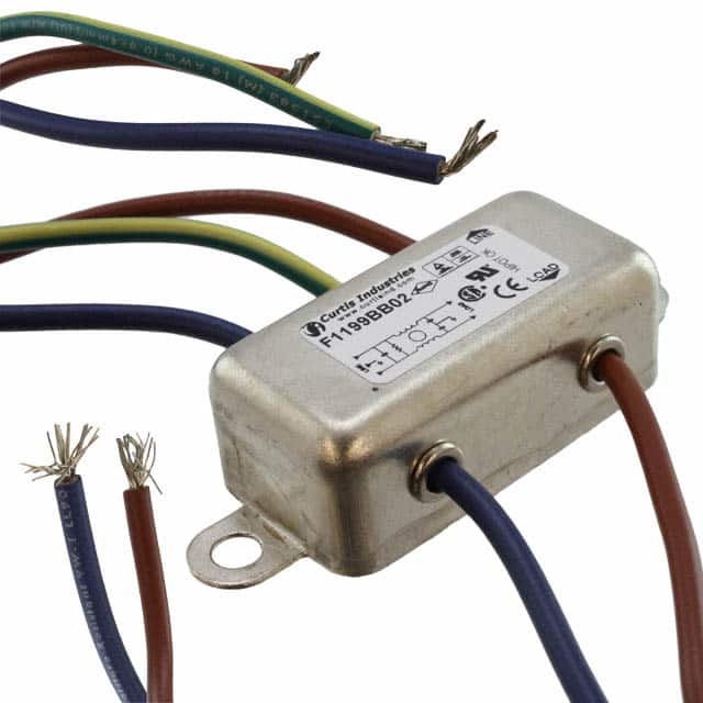 F1199BB02 LINE FILTER 250VAC 2A CHASS MNT