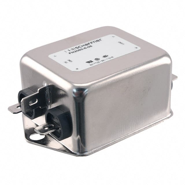 FN2060-6-06 LINE FILTER 250VAC 6A CHASS MNT