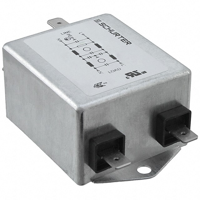 5500.2044 LINE FILTER 125/250VAC 6A CHAS