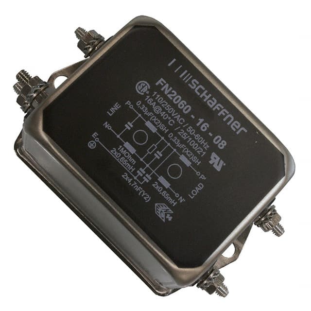 FN2060-16-08 LINE FILTER 250VAC 16A CHASS MNT