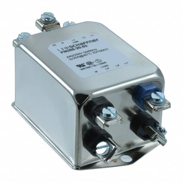 FN355-20-03 LINE FILTER 20A CHASSIS MOUNT