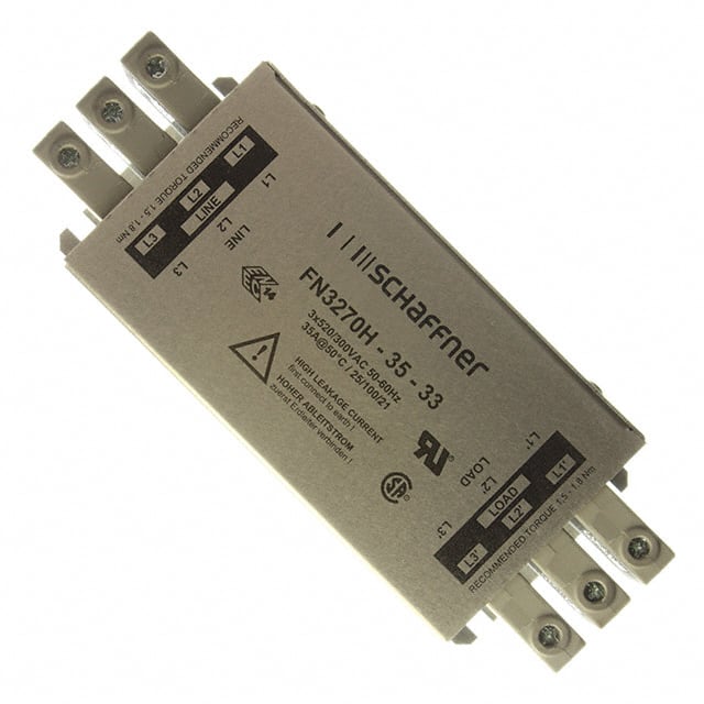 FN3270H-35-33 LINE FILTER 480VAC 35A CHASS MNT