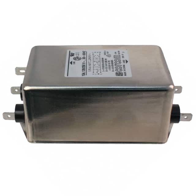 1-6609037-4 LINE FILTER 250VAC 15A CHASS MNT