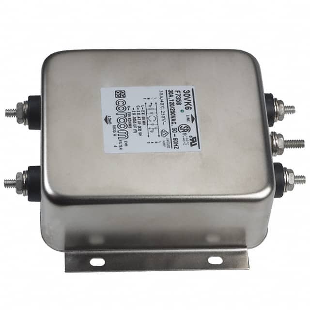 30VK6 LINE FILTER 250VAC 30A CHASS MNT