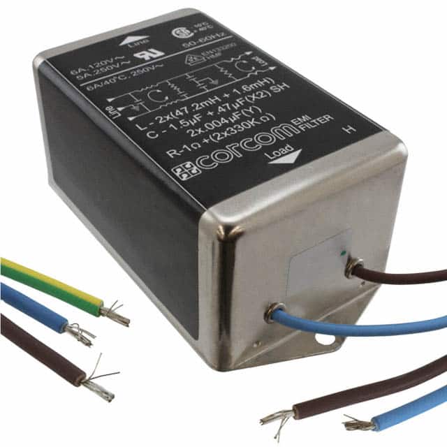 6EQ3 LINE FILTER 250VAC 6A CHASS MNT