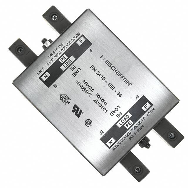 FN2410-100-34 LINE FILTER 250VAC 100A CHASS