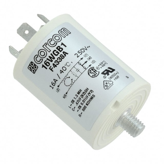 4-6609089-0 LINE FILTER 250VAC 16A CHASS MNT