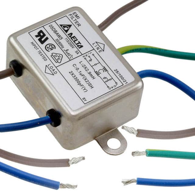 05DBAW5 LINE FILTER 115/250VAC 5A CHAS