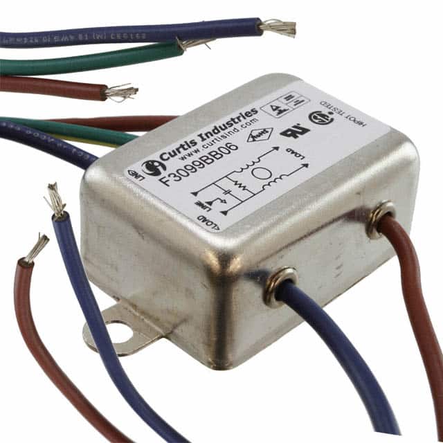 F3099BB06 LINE FILTER 250VAC 6A CHASS MNT