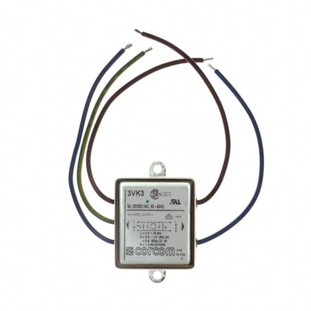 6609028-6 LINE FILTER 250VAC 3A CHASS MNT