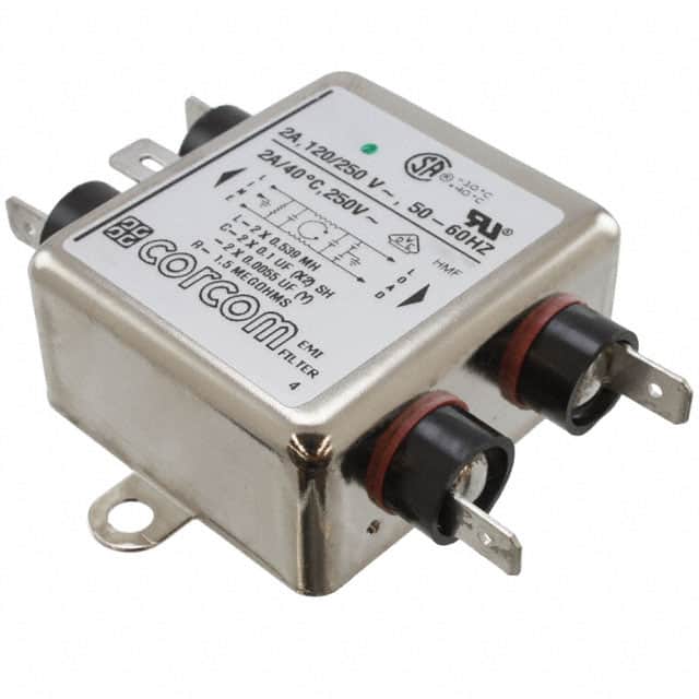 2VK1 LINE FILTER 250VAC 2A CHASS MNT