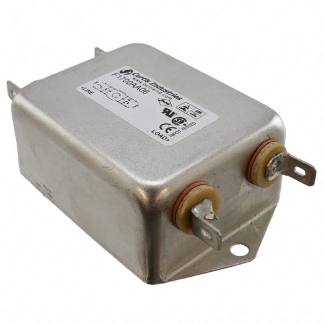 F1700AA06 LINE FILTER 250VAC 6A CHASS MNT