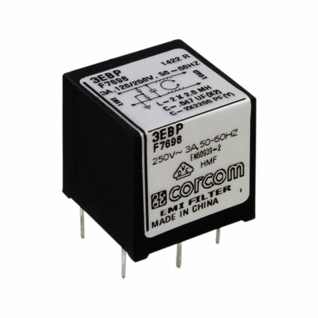 6609063-2 LINE FILTER 250VAC 3A TH