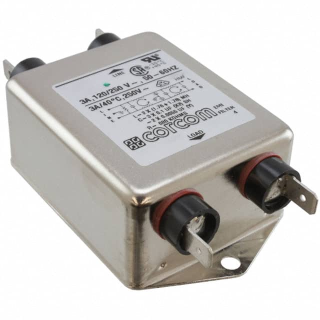 3VR1 LINE FILTER 250VAC 3A CHASS MNT