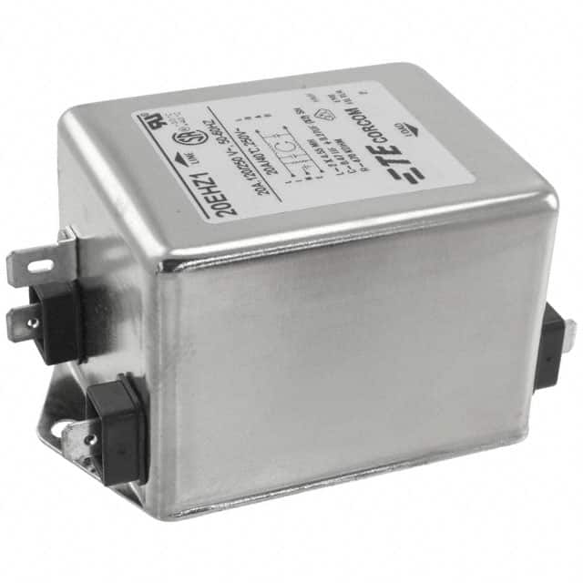 3-1609037-2 LINE FILTER 250VAC 20A CHASS MNT